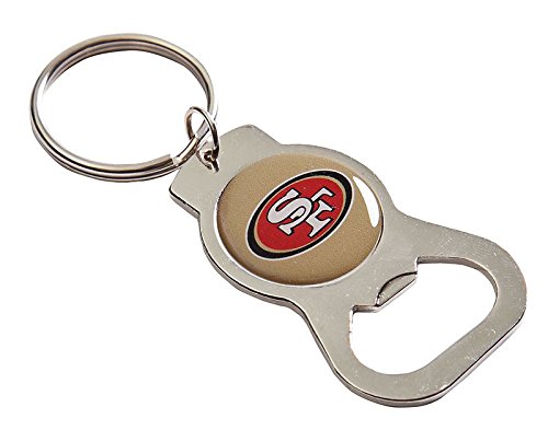 Team Sports America C307804 San Fran 49ers Bottle Opener, Silver
