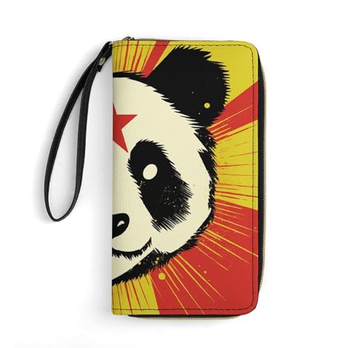 Sac de rangement pour cartes d'identité en cuir imprimé