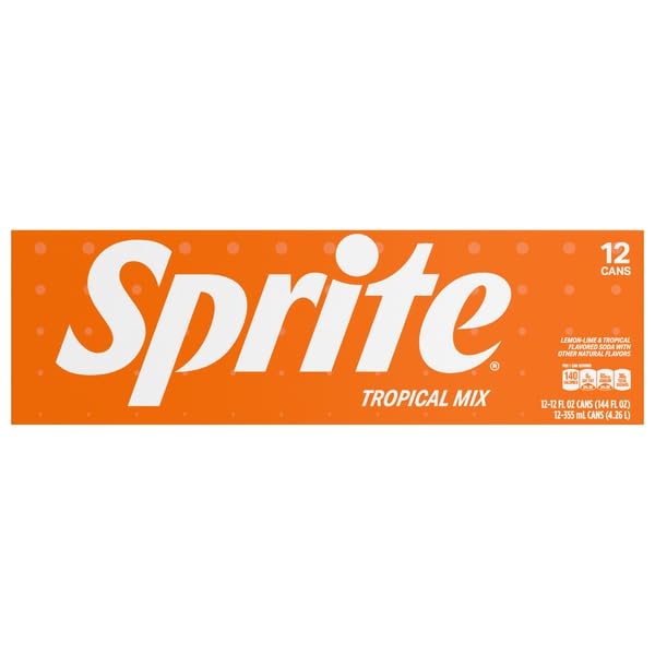 Sprite, Tropical Mix Soda, 144 Fl Oz