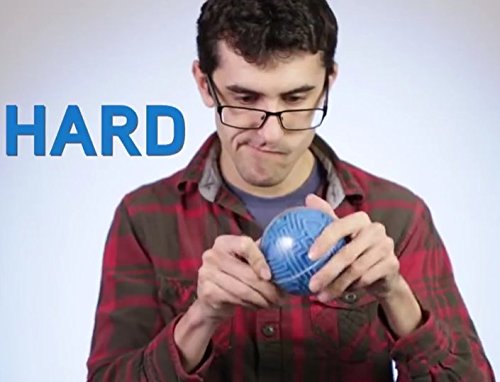 Mini 3D Magic Maze Puzzle Ball Cube Game Globe Sphere Bulk Labyrinth Toys Brain Teaser Game Learning Education Puzzle Toys Gifts (Hard Difficulty) #TOP1