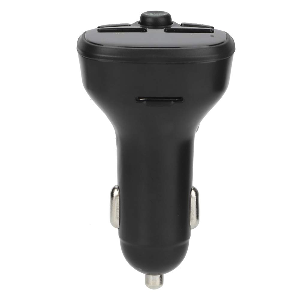 Transmisor FM Bluetooth V5.0 para coche, adaptador de radio FM Bluetooth inalámbrico con retroiluminación LED, reproductor de música con llamadas manos libres