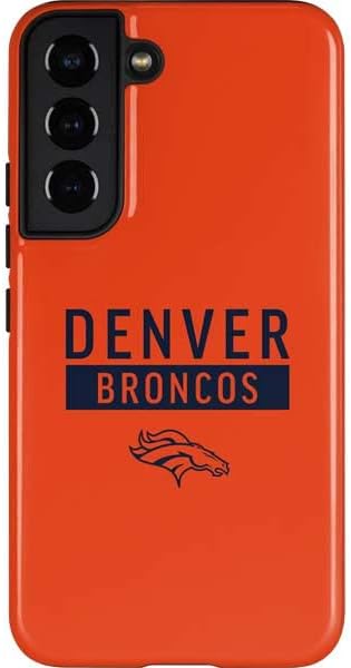Skinit Pro Phone Case Compatible with Galaxy S22 - Officially Licensed NFL Denver Broncos Team Jersey Design