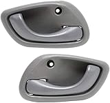 Garage-Pro Interior Door Handle SET Compatible with 1999-2005 Suzuki Grand Vitara, Fits 1995-2002 Suzuki Esteem, Fits 2002-2006 Suzuki XL-7 Front or Rear, Driver and Passenger Side Gray