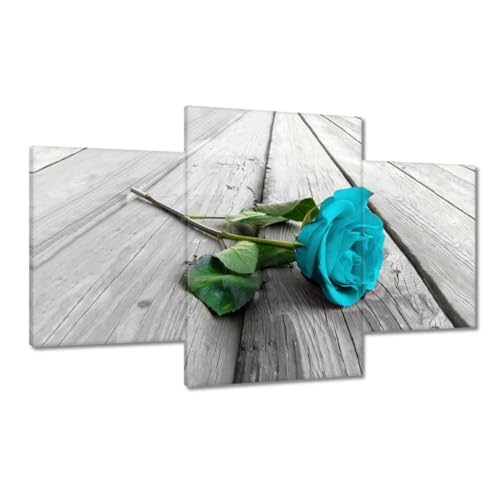 Peinture imprimée sur toile rose bleue 100x60 cm pour salon moderne tableau mural H2450Z_PC3CE