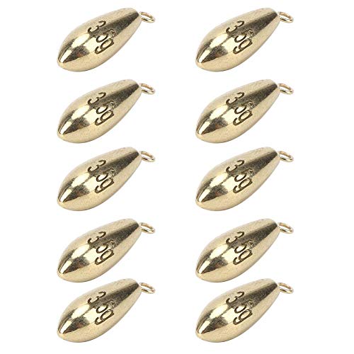 Piombini da pesca, 10 pezzi Pesi portatili in lega...