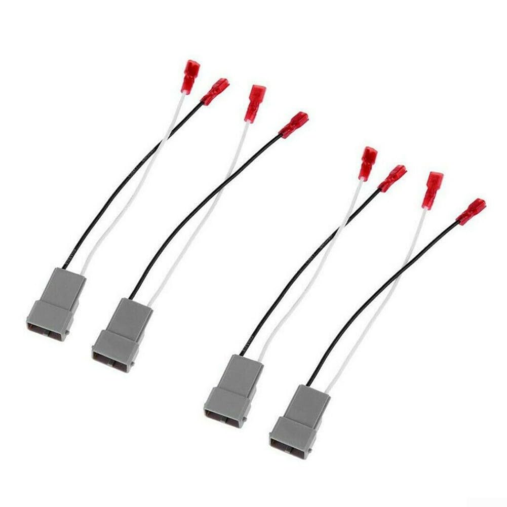 2 paia di adattatori per altoparlanti auto 4 schede + 4 connettori cablaggio per Honda Civic 6,5" (165 mm)