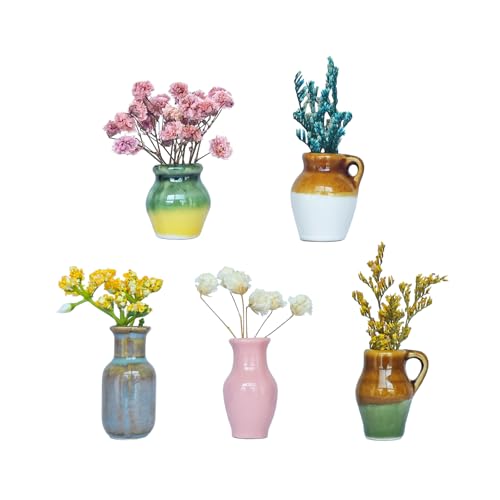 5pcs mini imanes jarrón decorativo para frigorífico