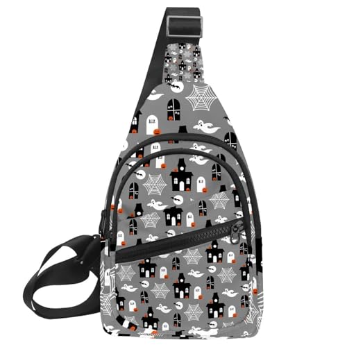 Sac de poitrine homme et femme imperméable noir doré avec dragon