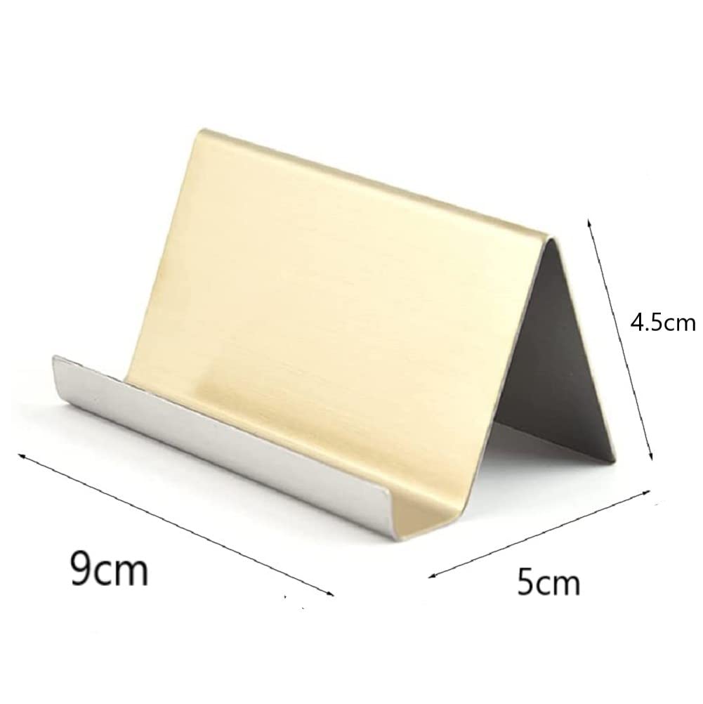 Portabiglietti Da Visita BELLE VOUS - Acciaio Inox, Set Da 2, Per Scrivania, Ufficio, Reception - Foto 7