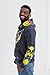 Marvel Deadpool & Wolverine Mens Fleece Zip Up Hoodie Charcoal Gray Large