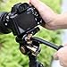 Soonpho Q-08S Heavy Duty Video Camera Tripod Fluid Drag Pan Head with Extended Handle for DSLR Camera,Camcorders,1/4 & 3/8 inch Screw Sliding Plate 360 Degree Rotating Tripod Head