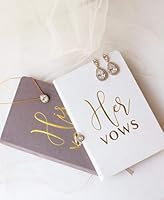 Algopix Similar Product 19 - Wedding Vow Books His and Hers