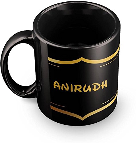 Khakee ® Anirudh Name Tea and Coffee for Gift and Self Use Ceramic Coffee Mug Gift