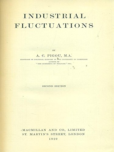 Industrial Fluctuations B002Z2YSDG Book Cover