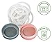 10 Pack Wide Mouth Platinum Silicone Sealing Rings Gaskets for Leak Proof Mason Jar Lids