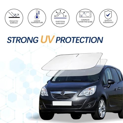 Parasol de parabrisas Opel Meriva B cortina protectora coche UV 2