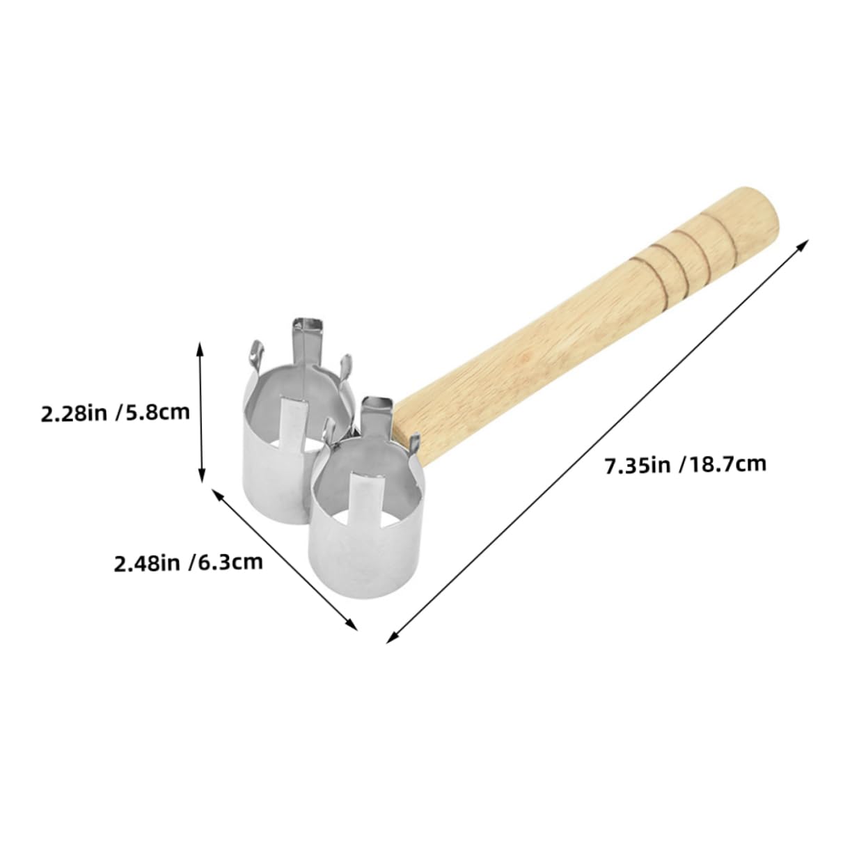 Mikinona Tool for Heat Therapy Roll Holder Roll Clip Dual Head for Beauty Salons