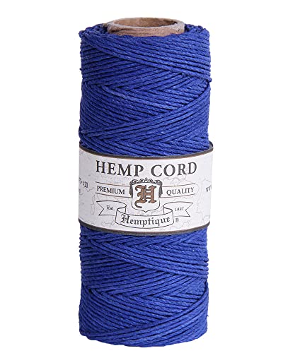 Hemptique Royal Blue Hemp Cord Spool