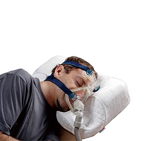 Coussin Cervical Orthopédique Mousse À Mémoire, CPAP cervicale Contour Oreiller mousse à mémoire de soutien oreiller ergonomique for douleurs au cou orthopédique Coussin for Traverses Side / Retour Cover