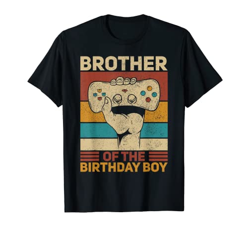 Vêtements de jeu Brother Of The Birthday Boy Gamer Bday T-Shirt
