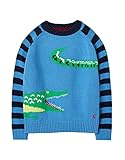 Joules Boy's Burford (Toddler/Little Kids/Big Kids) Blue Crocodile 4 Years