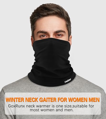 3 Pack Neck Gaiter Winter Warmer Fleece Face Mask Cover for Cold Weather Windproof Scarf for Men & Women2