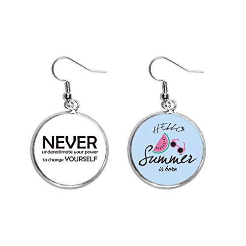 Pendientes de sandía de verano para lóbulo joyería frutal y pendientes divertidos mujer