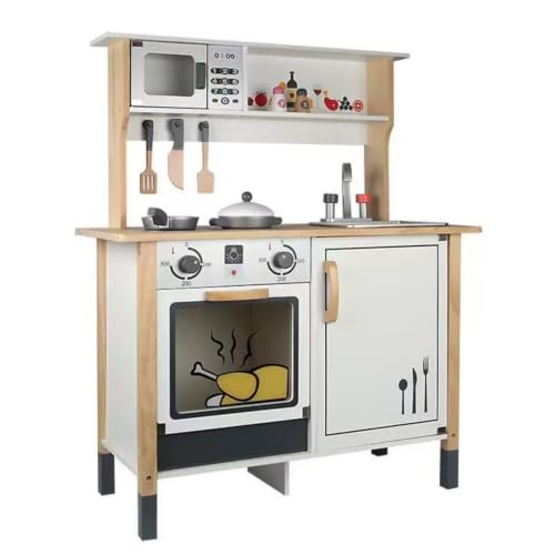 Cocinita de madera kowaku para tardes de juego creativo en el salón de casa