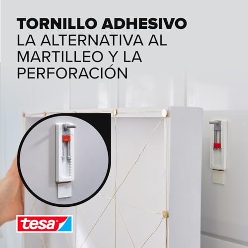 Miniatura 2 de Tesa Tornillo Adhesivo Ajustable Para Azulejos Y Metal 3 Kg