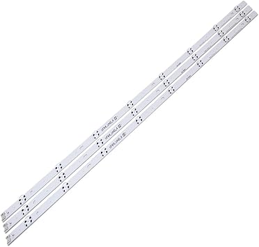 3 PCS 8LED 850mm LED Backlight Strip for LG HC430DGN-SLNX1 43UF6400 43UF640V 43UF6407 43UH610V 43UH619V