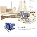 TEHAUX Heavy Duty All-Steel Bench Vise Clamp for Woodworking Metalworking and DIY Projects 4-Inch Swivel Base High Precision Jaw Opening