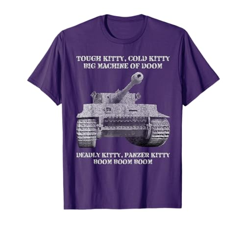 Tiger Panzer Tank Meme Tough Kitty, Cold Kitty Gift T-Shirt