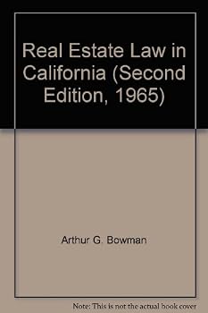 Unknown Binding Real Estate Law in California (Second Edition, 1965) Book