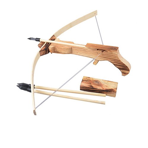 Sunnyhill Toy Wooden Crossbow Arrow for Kids Out Door Play