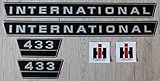  IHC/Mc Cormick Aufkleber international 433 Silber Logo Emblem Sticker Label Set groß