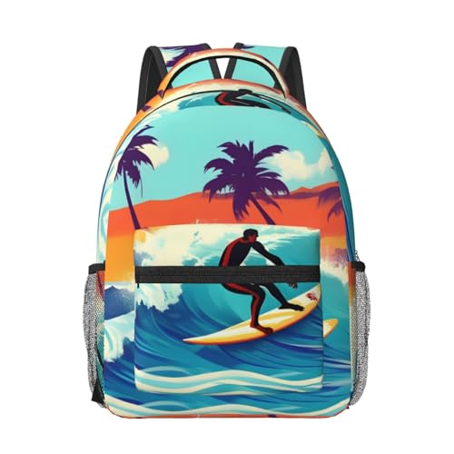 Sac à dos de voyage hawaïen noir pour vos déplacements et vols