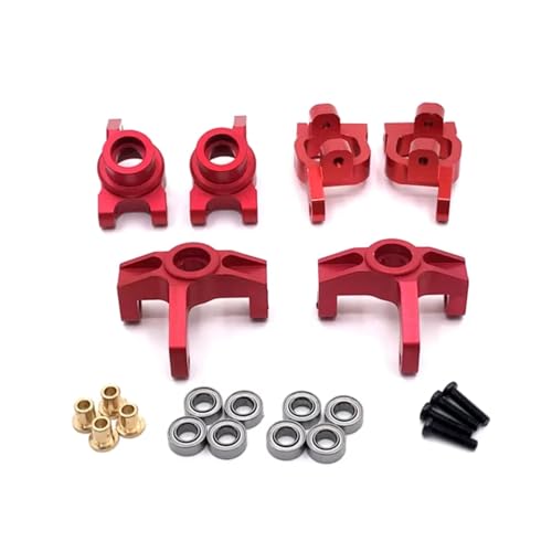 Pièces Métalliques WLtoys de Haute Précision Fusées et Siège C Modifié Rouge