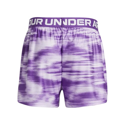 Under Armour Girls' Play Up Printed Shorts-Plus Size2