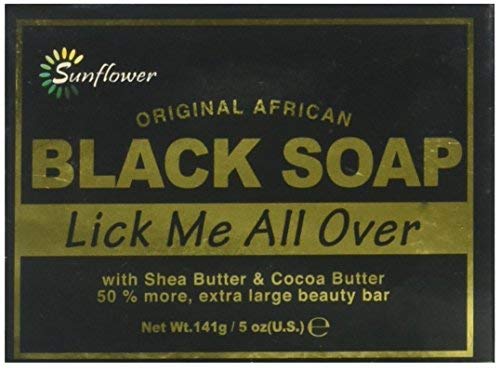 Sunflower Black Soap, Lick Me All Over, 5 Ounce