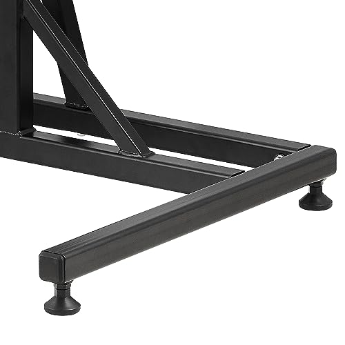 Sonic Energy Gong Ständer – Zubehör für Gongs und Tam Tams bis 101 cm – Höhenverstellbar bis 205 cm – Pulverbeschichteter Stahl, schwarz (TMGS-2)