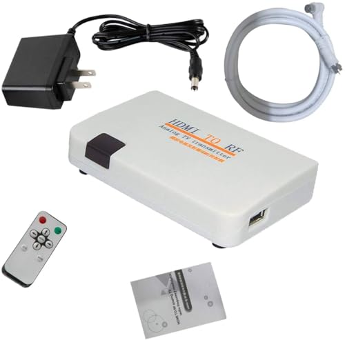 Aoespy TV03G Hdmi Rf Modulator Coax Converter Vhf Adapter W/Male F Type Cord For Ps4 Ps5 Xbox Nintendo Switch Vcr Dvd Player Roku Fire Stick Set-Top Cable Box Hd Digital Video Input To Coaxial Out Analog Ntsc Tv thumb #8