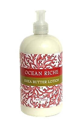 Greenwich Bay OCEAN RICHE Shea Butter Hand & Body Lotion Enriched with Cocoa Butter 16 oz