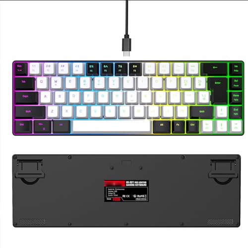 Teclado Gamer XUMIUZIYh601sgb8my-11 USB 75% miniatura 2