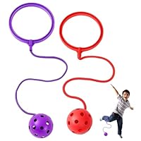 Ankle Skip Ball for Kids,Skip Ball Set,2 Pack Swing Ball Set for Playground Equipment,Coordination Training and Fitness Exercise,Fun Fitness Activities for Outdoor and Indoor Activities for Boys Girls