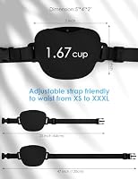 heouvo 1.67 Cup Magnetic Dog Treat Pouch with Training Clicker (Black) — image 6