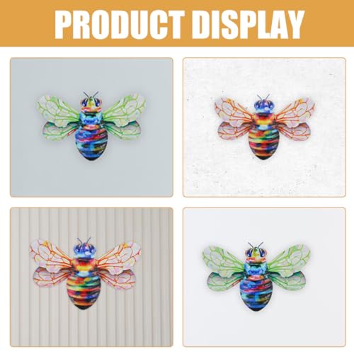 Abejas de hierro forjado Toddmomy para eliminar la monotonía de la pared 4
