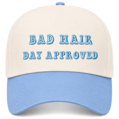 Bad Hair Day Approved Funny Trucker Hats Vintage Trucker Cap Hat