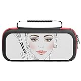 Make Up Carrying Case for Nintendo Switch Lite, Portable Clutch with Game Card Holder