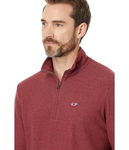 Image of vineyard vines Men's Saltwater Quarter-Zip Pullover Sweater