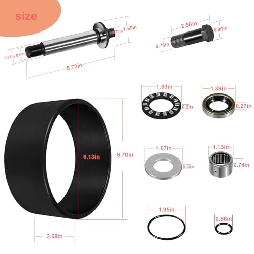 Image of YMT Complete Jet Pump Rebuild Kit & Impeller Removal Installation Tool Compatible with SeaDoo 1998-2006 GTI GTX RFI RX RXDI XP Limited GSX GTS LRV DI